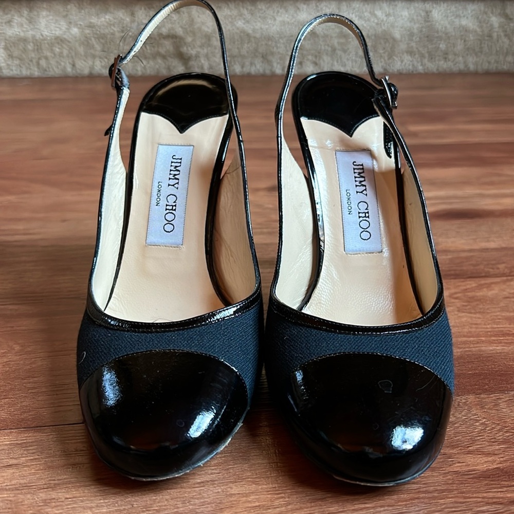 Jimmy Choo sling back heels!